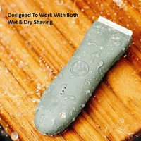 Trymer do włosów, elektryczny trymer pod paskiem zbudowany dla mężczyzn, bez wysiłku Tri brzydkie włosy, wodoodporna golarka do ciała z pachwiną ładowanie USB 2